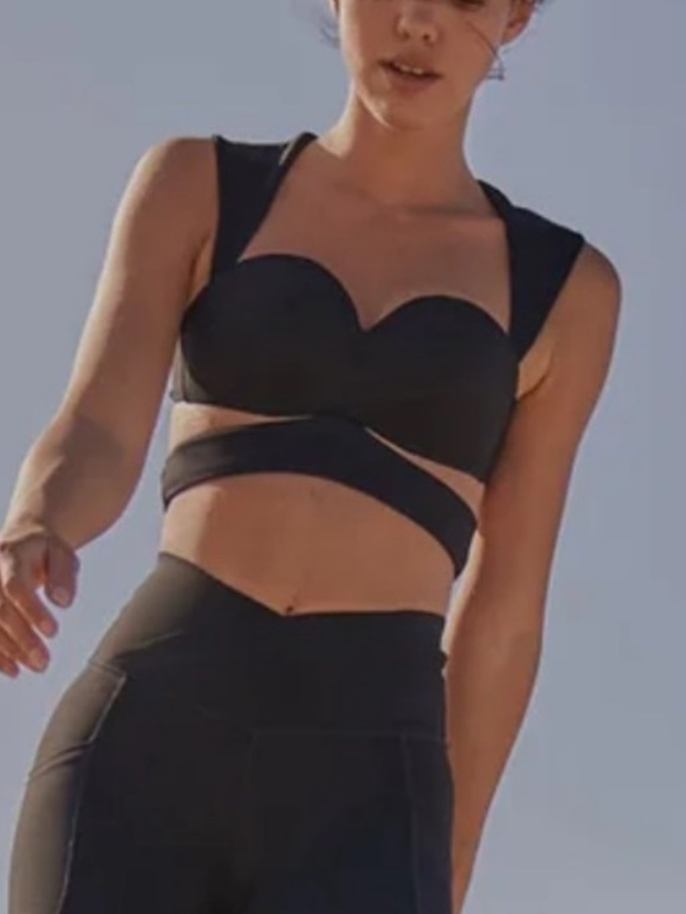 Wiskii corset bra and leggingsHigh-Waist Black Leggings - Sleek Everyday Comfort - Picture 10 of 10